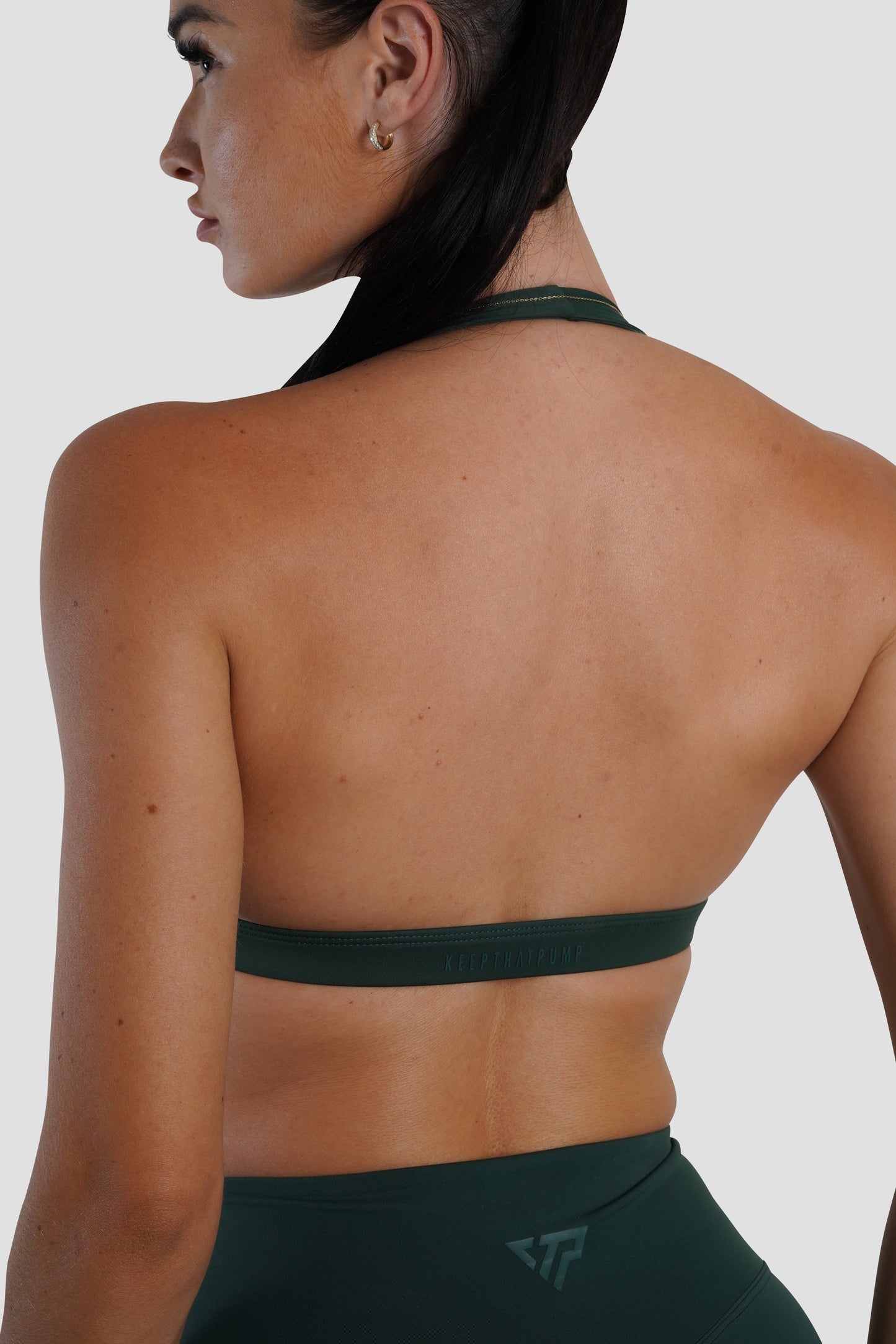 KAYLA CROP - FOREST GREEN