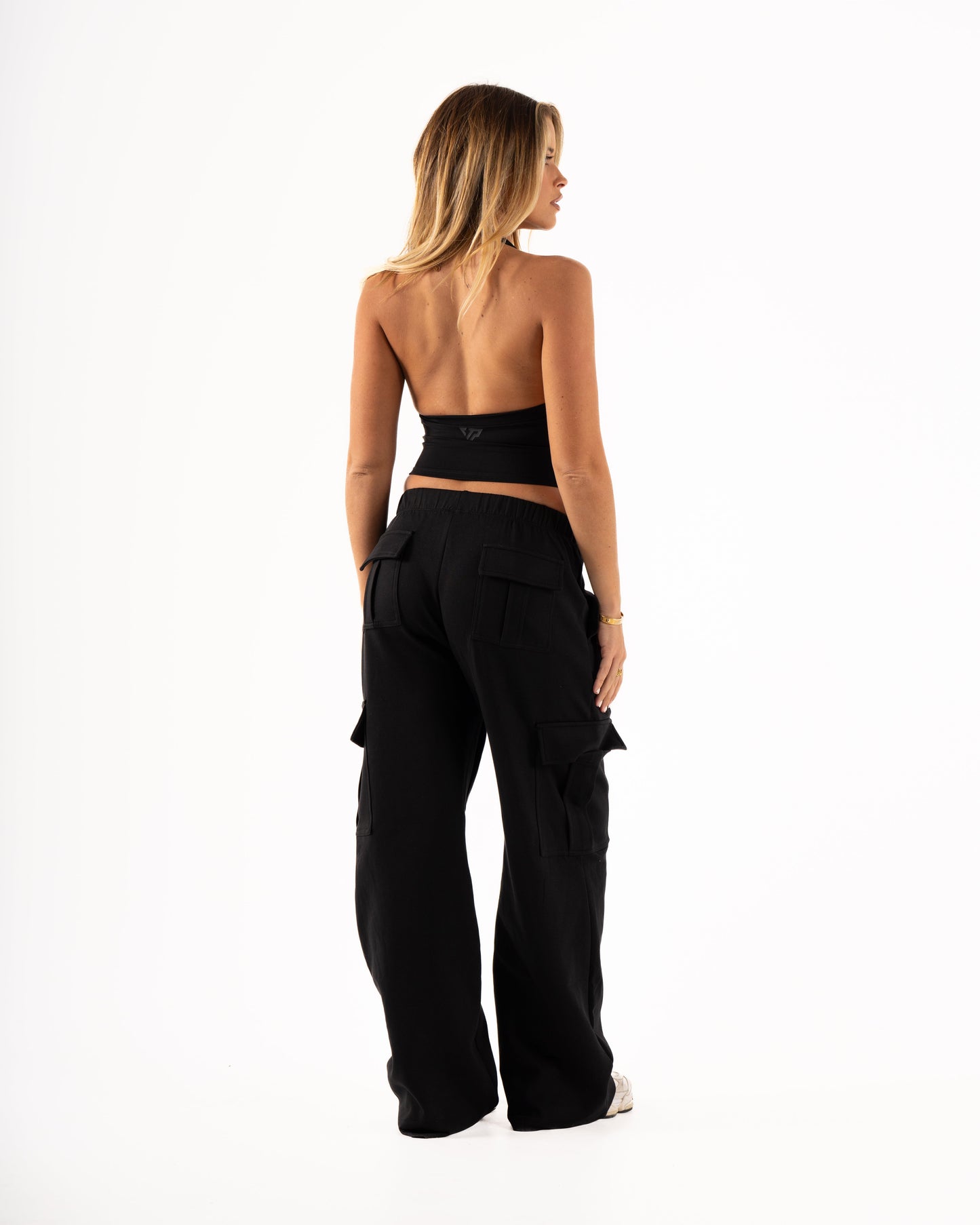 KTP WOMEN'S CARGO JOGGERS - BLACK