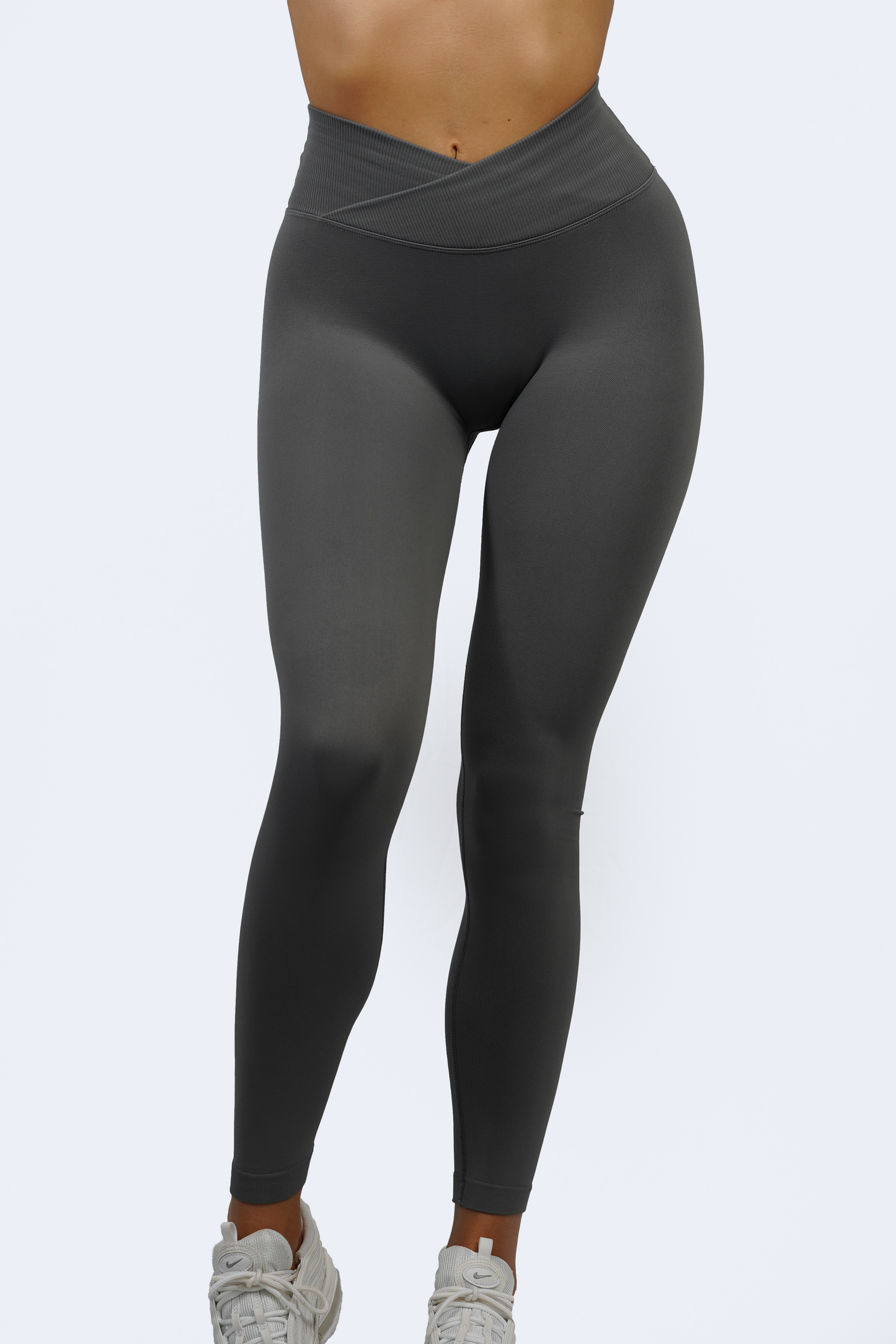 CORE V-WAIST LEGGINGS - STORM GREY