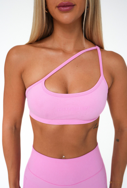 LJ CROP - BUBBLEGUM PINK