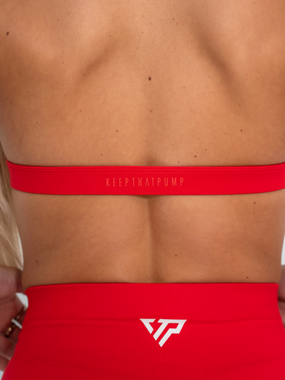 KAYLA CROP - RED