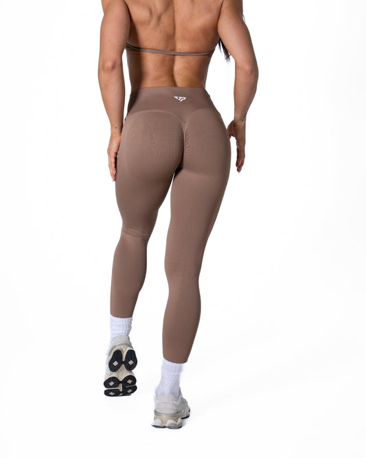 CORE V-WAIST LEGGING - COFFEE