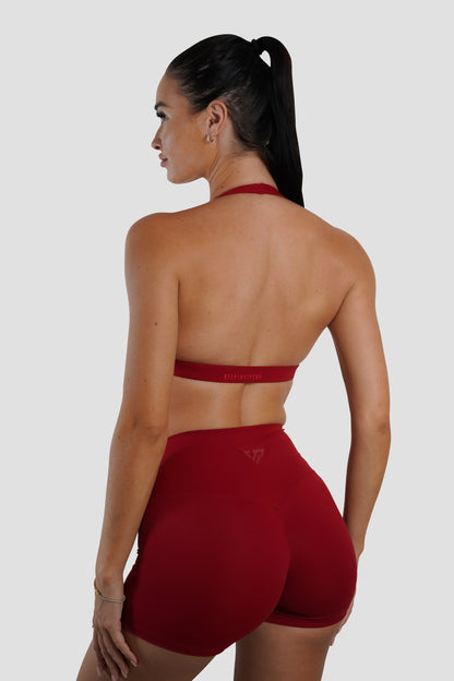 KAYLA CROP - DARK RED