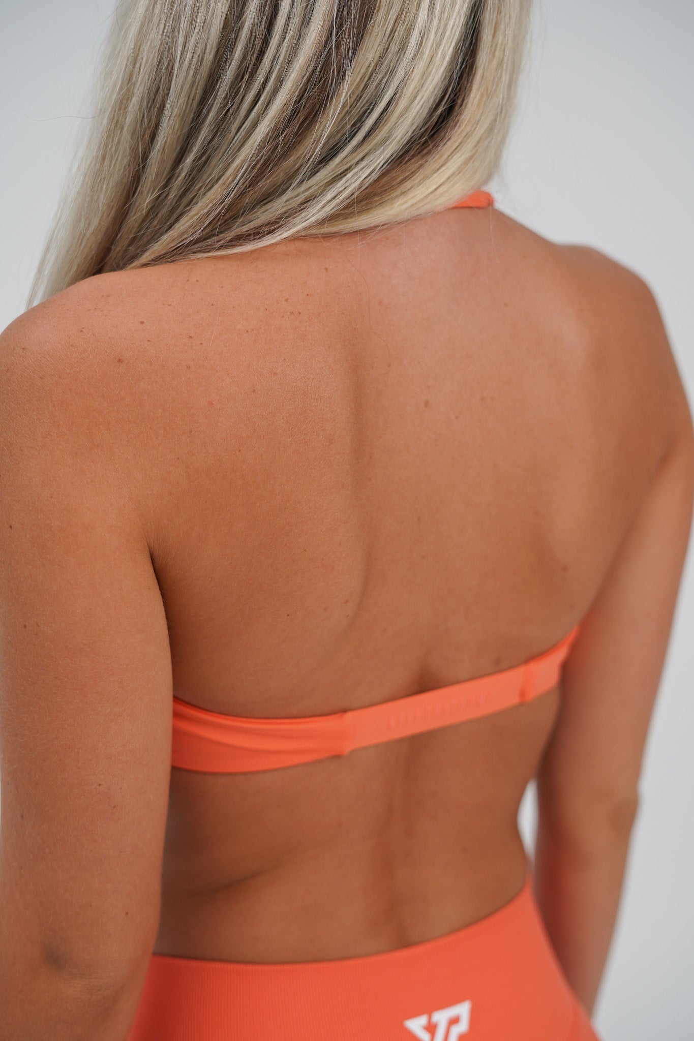 TWIST HALTER BRA - TAHITI ORANGE