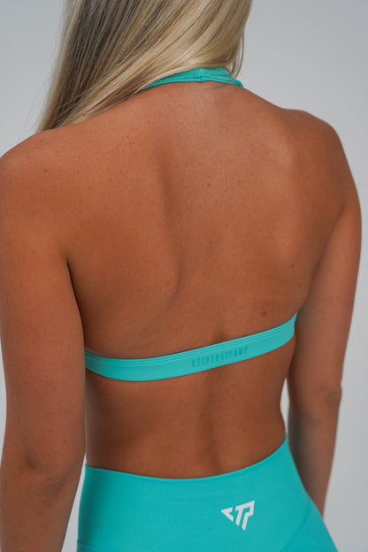 KAYLA CROP - AQUA