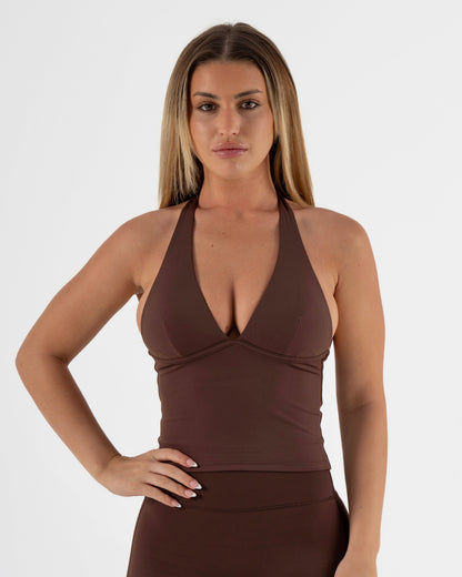 KAYLA TANK TOP - ESPRESSO
