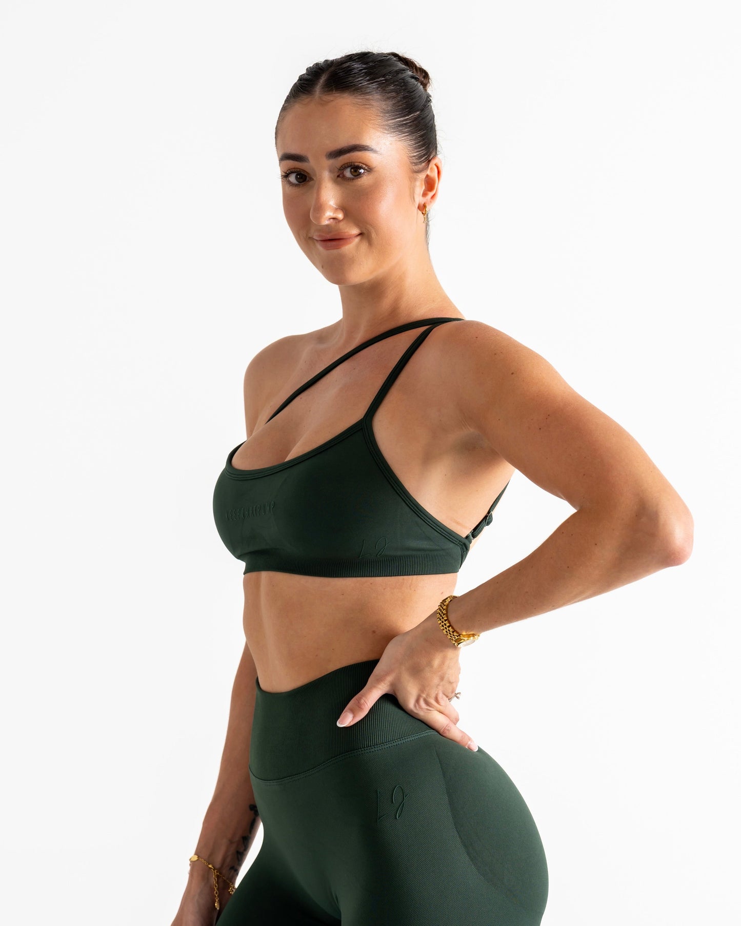 LJ CROP - FOREST GREEN