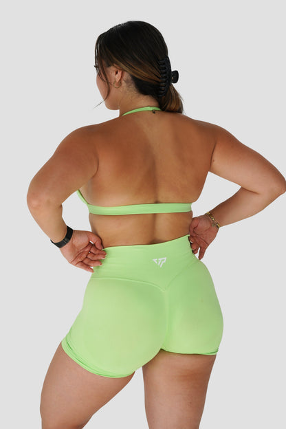 KAYLA CROP - LIME GREEN