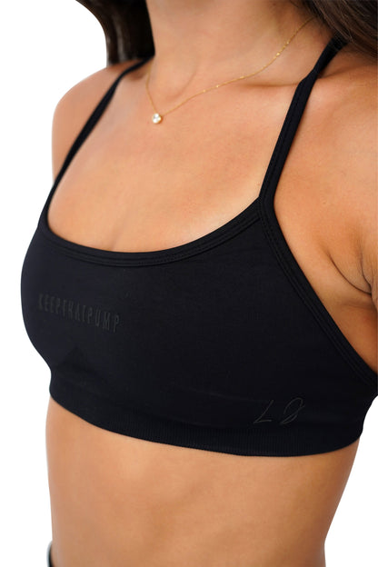 LJ CROP - BLACK