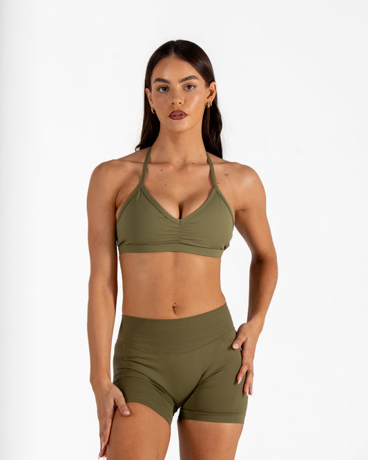 DEFINE BRA - DARK KHAKI GREEN