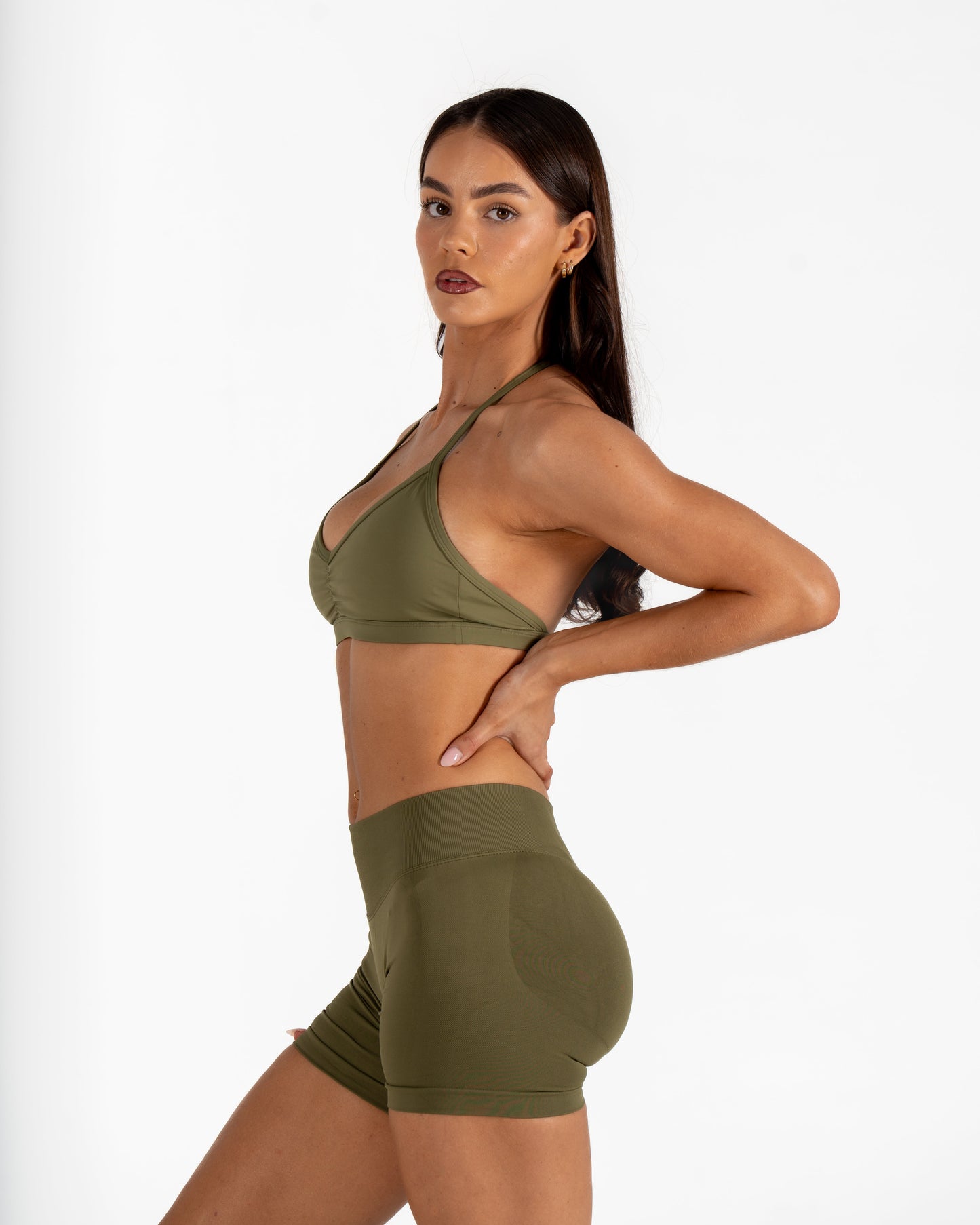 DEFINE BRA - DARK KHAKI GREEN
