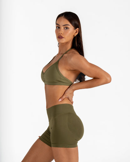 DEFINE BRA - DARK KHAKI GREEN