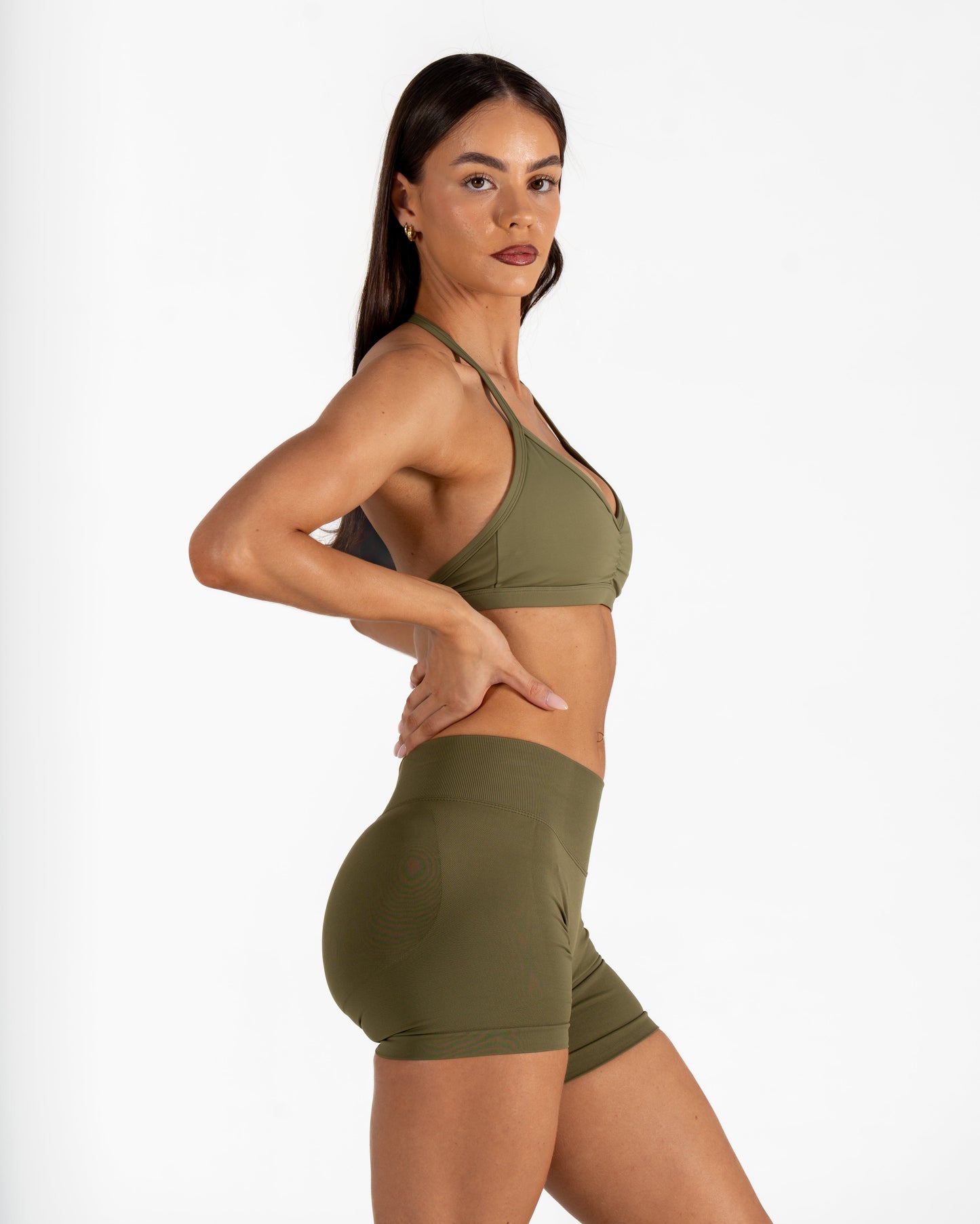 DEFINE BRA - DARK KHAKI GREEN